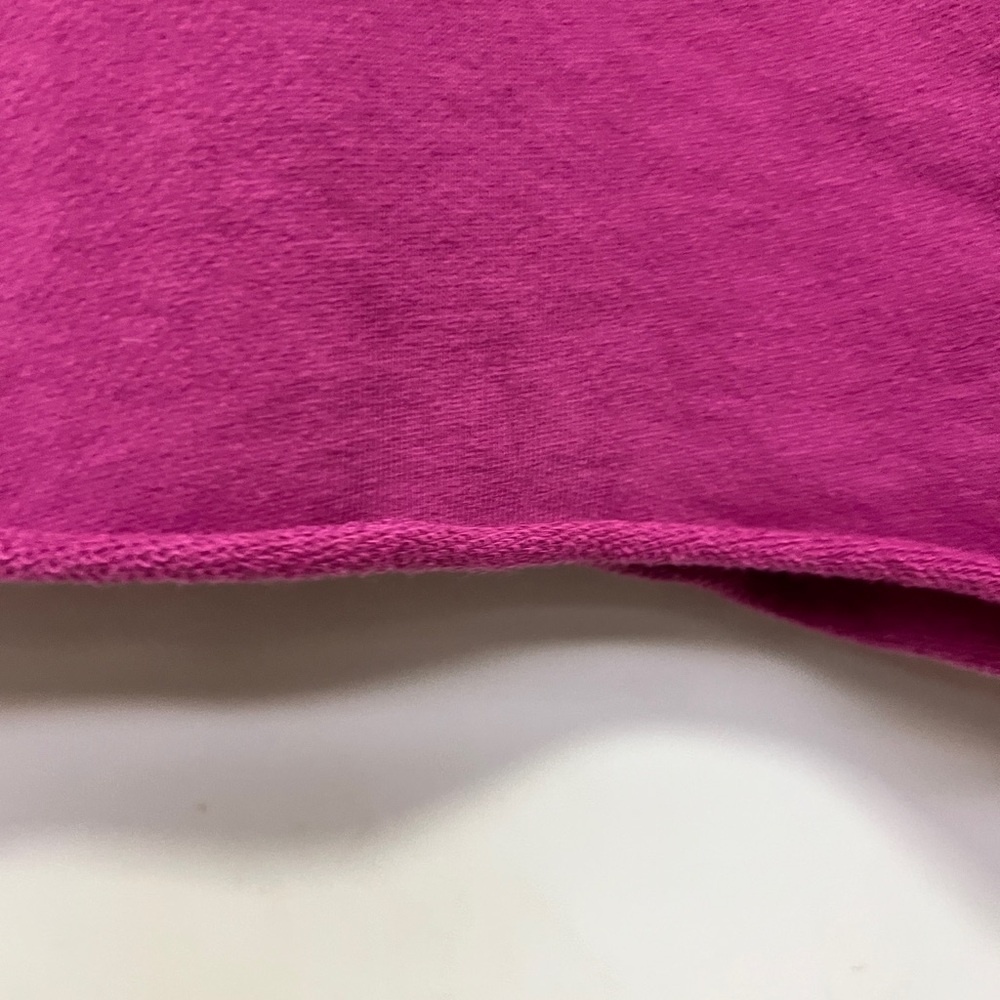 Gap Factory light weight short sleeve sweatshirt copped top - pink - size M - Picture 2 of 6